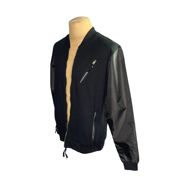 Truth Substance Common Sense Black Full Zip Jacket Lightweight Size Medium - Picture 6 of 7